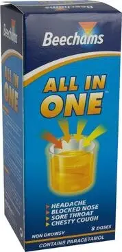 BEECHAMS ALL-IN-ONE liquid 200mg/500mg/10mg 240ml
