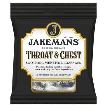 JAKEMANS menthol lozenges throat & chest 73g