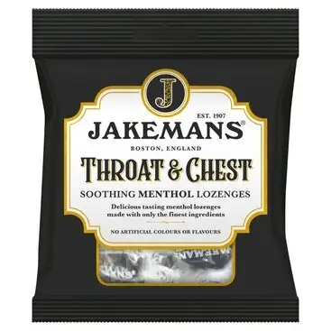 JAKEMANS menthol lozenges throat & chest 73g