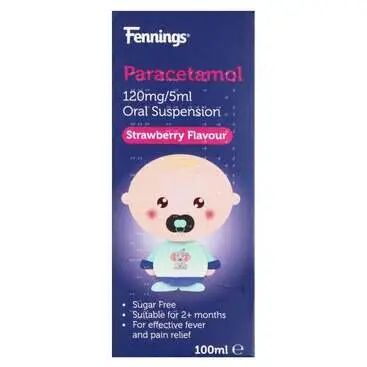 Paracetamol 120 mg/5 ml Oral Suspension 2 Months Plus