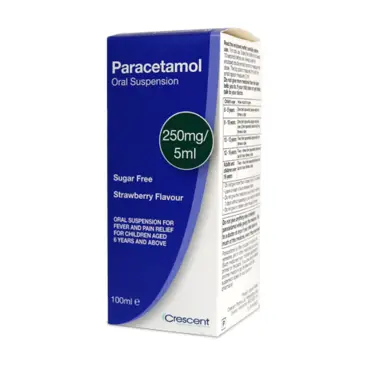 Paracetamol 6 Years Plus 250mg/5ml Oral Suspension