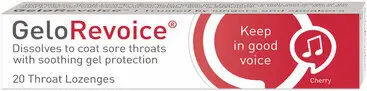 GELOREVOICE throat lozenges cherry 20