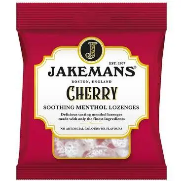 JAKEMANS menthol lozenges cherry 73g