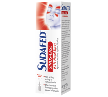 sudafed sinus ease nasal spray 0.14ml 15ml