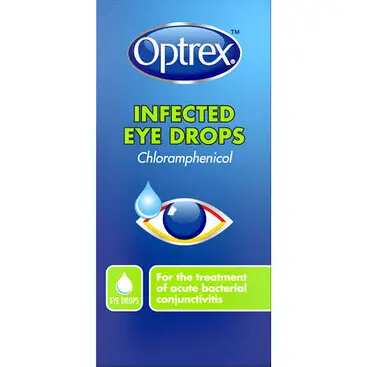 optrex eye drops infected eyes 0.5% 10ml