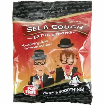 SELA-COUGH throat & chest sweets extra strong 100g