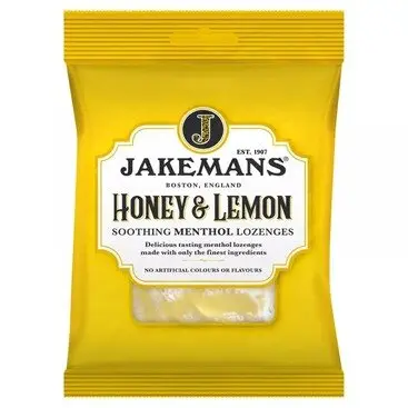 JAKEMANS menthol lozenges honey & lemon 160g