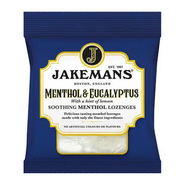 JAKEMANS menthol lozenges menthol & eucalyptus 73g