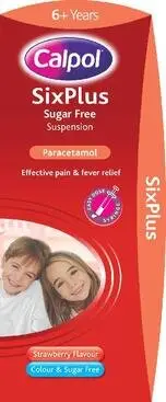 CALPOL SIX PLUS suspension s/f 250mg/5ml 200ml