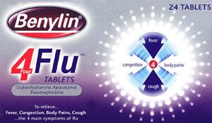 BENYLIN 4-FLU tablets 12.5mg/500mg/22.5mg  24