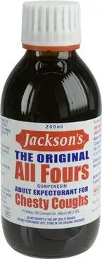 JACKSON'S expectorant the original all fours 50mg/5ml 200ml