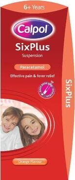 CALPOL SIX PLUS suspension original 250mg/5ml 200ml