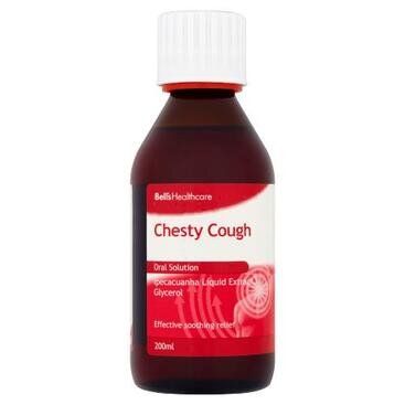 BELL'S OTC medicines cough & cold remedies chesty cough mixture 200ml