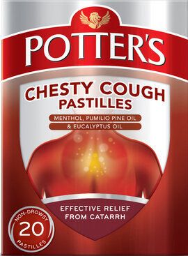 POTTERS pastilles chesty cough  8