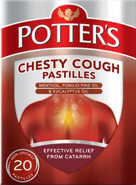 POTTERS pastilles chesty cough 8