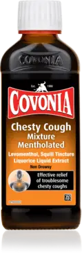 COVONIA menthol cough mixture expectorant 0.125ml/4mg/0.6ml 150ml