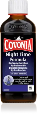 COVONIA night time formula 6.65mg/10mg 150ml