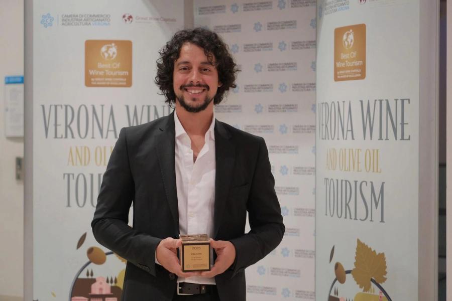  Villa Crine premiata per la categoria “Arte e Cultura” al Best Of Wine Tourism 2026