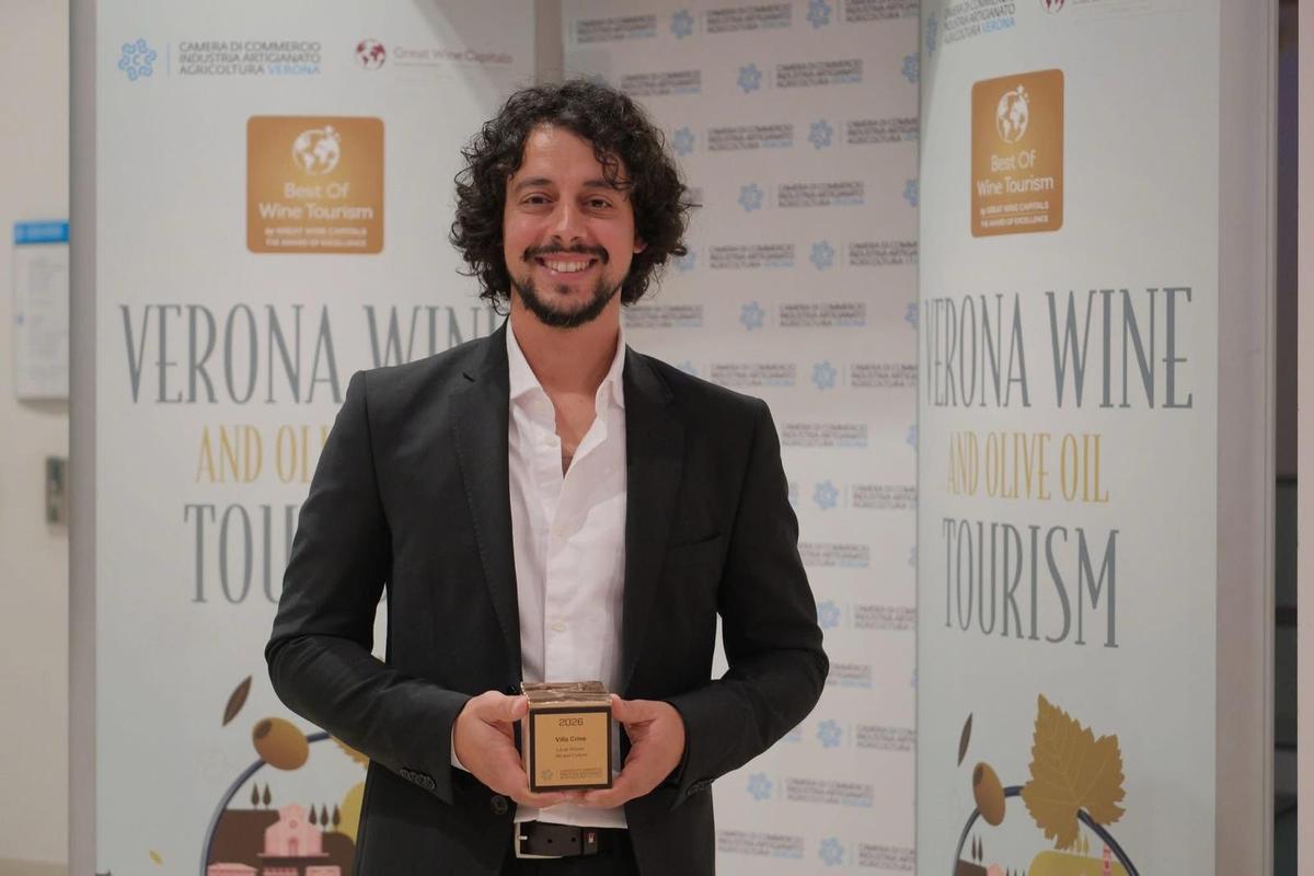 Villa Crine premiata per la categoria “Arte e Cultura” al Best Of Wine Tourism 2026