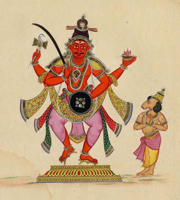 Illustration of Veerabhadra