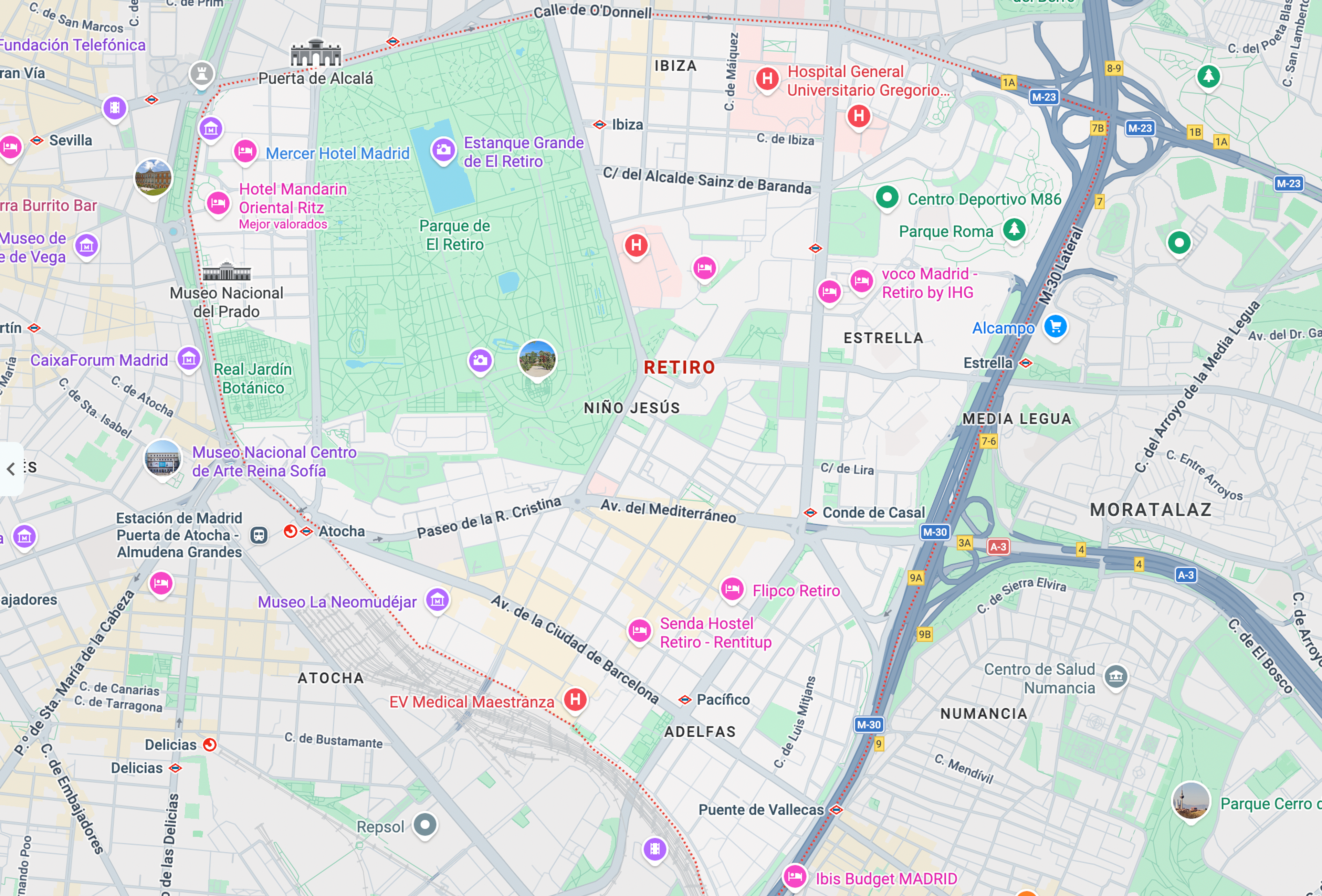 Captura Google maps