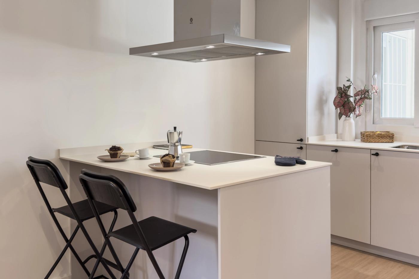 NESTIC - TINEO - Kitchen Furnished apartment with services