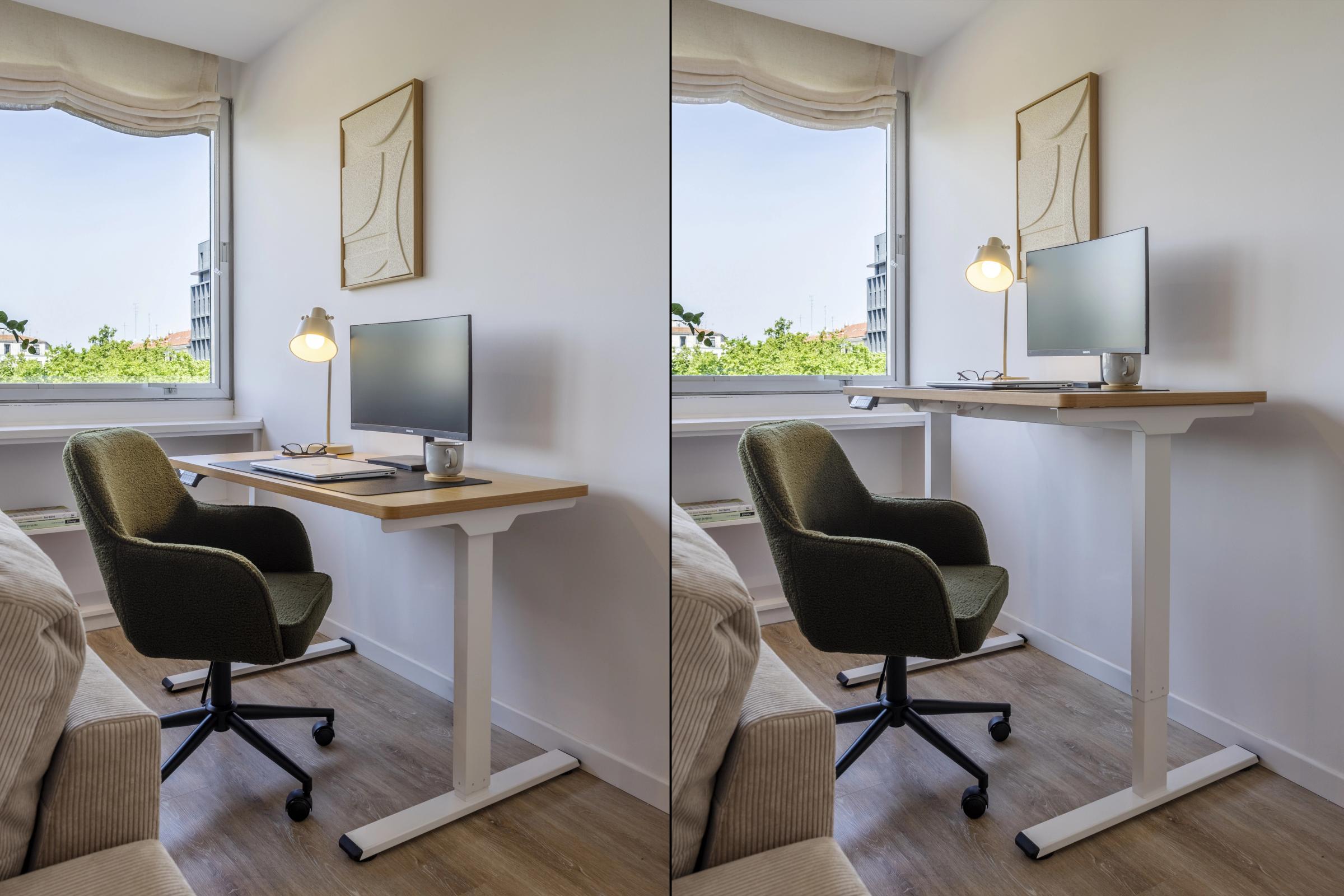 NESTIC - HERVÍAS - Zona de trabajo Apartamento amueblado con servicios