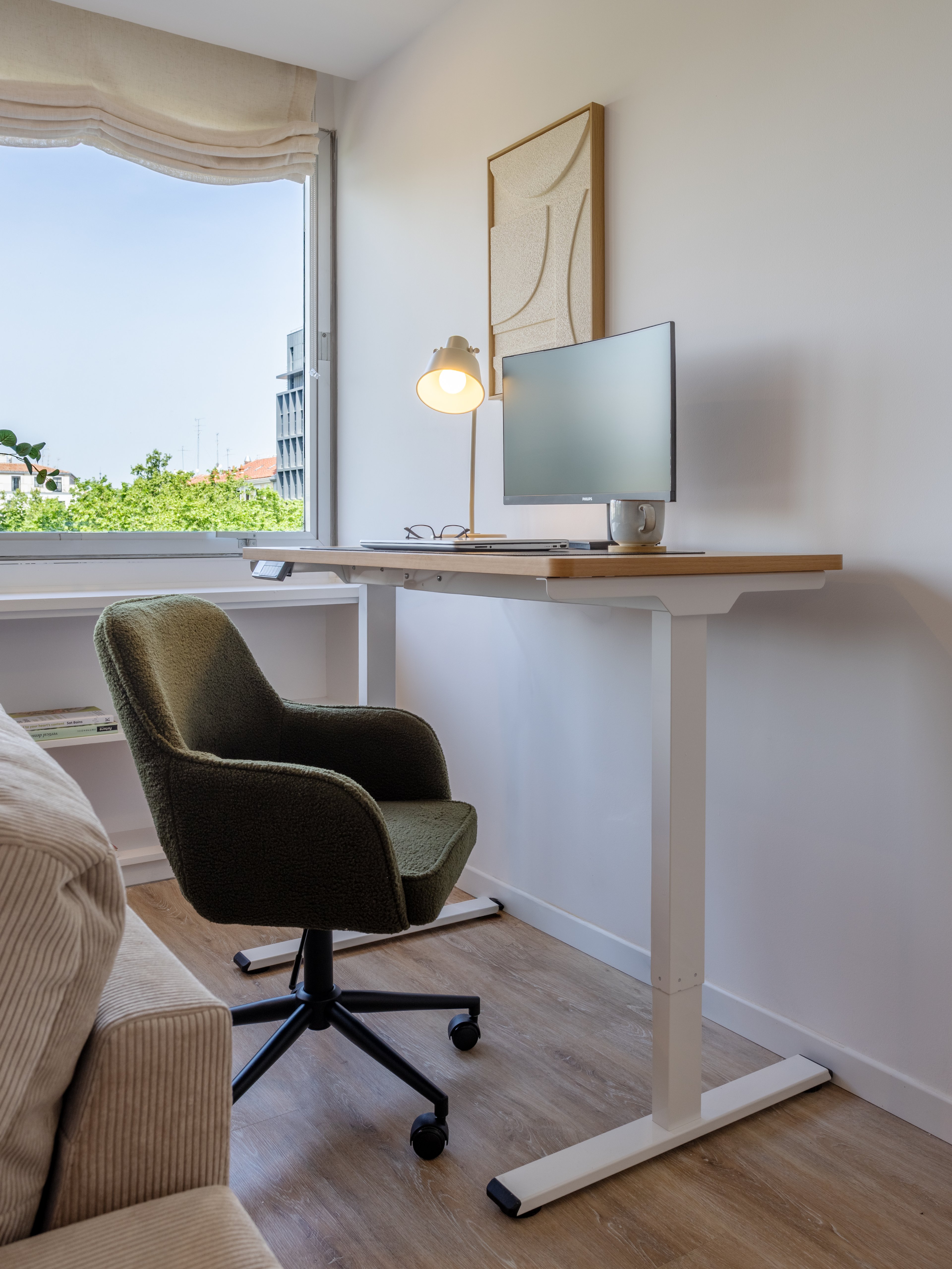 NESTIC - HERVÍAS - Zona de trabajo Apartamento amueblado con servicios