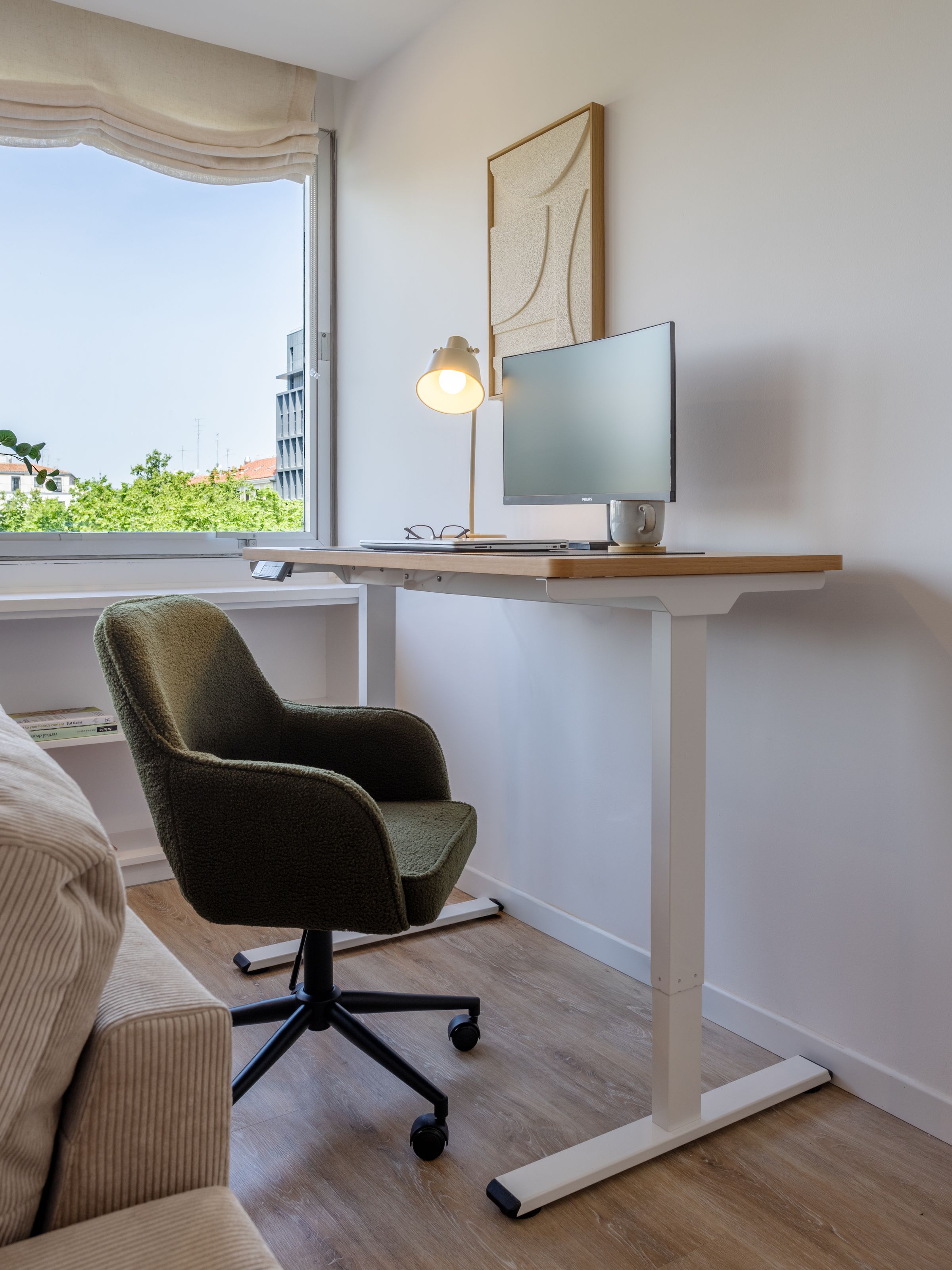 NESTIC - HERVÍAS - Zona de trabajo Apartamento amueblado con servicios