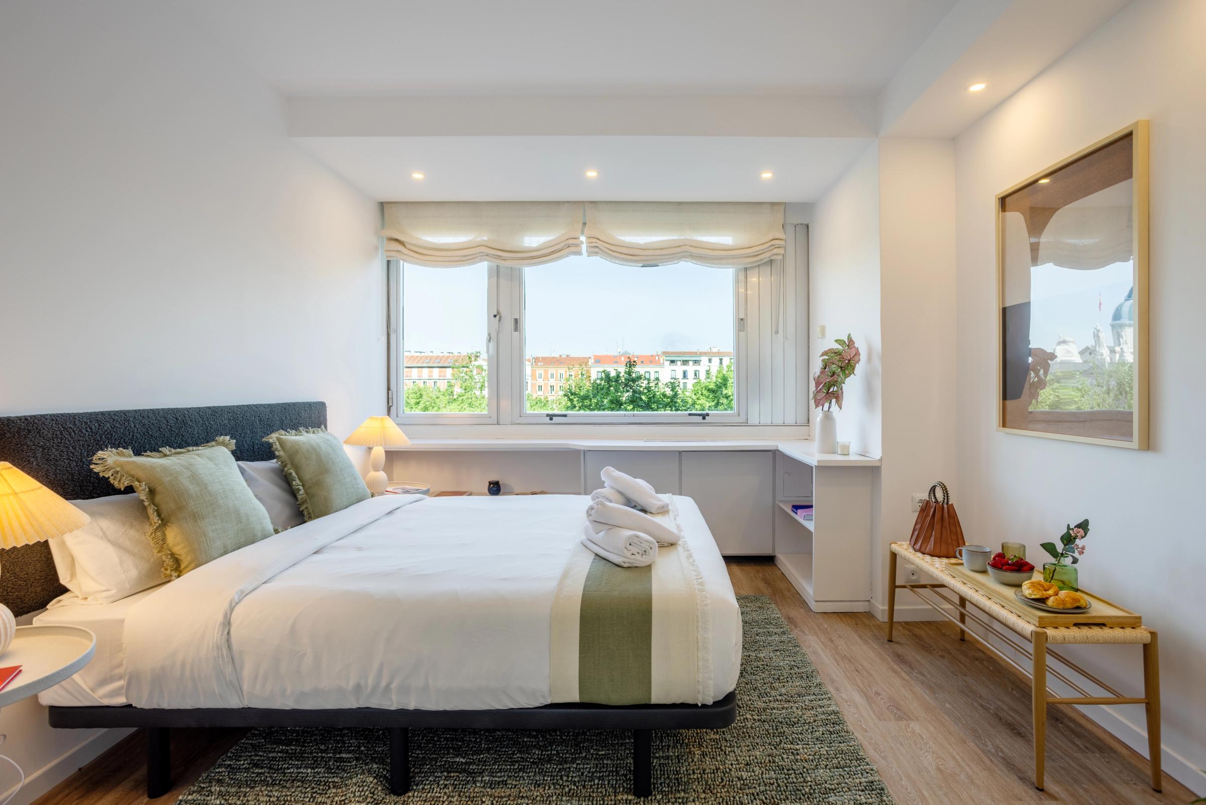 NESTIC - HERVÍAS - Dormitorio Apartamento amueblado con servicios