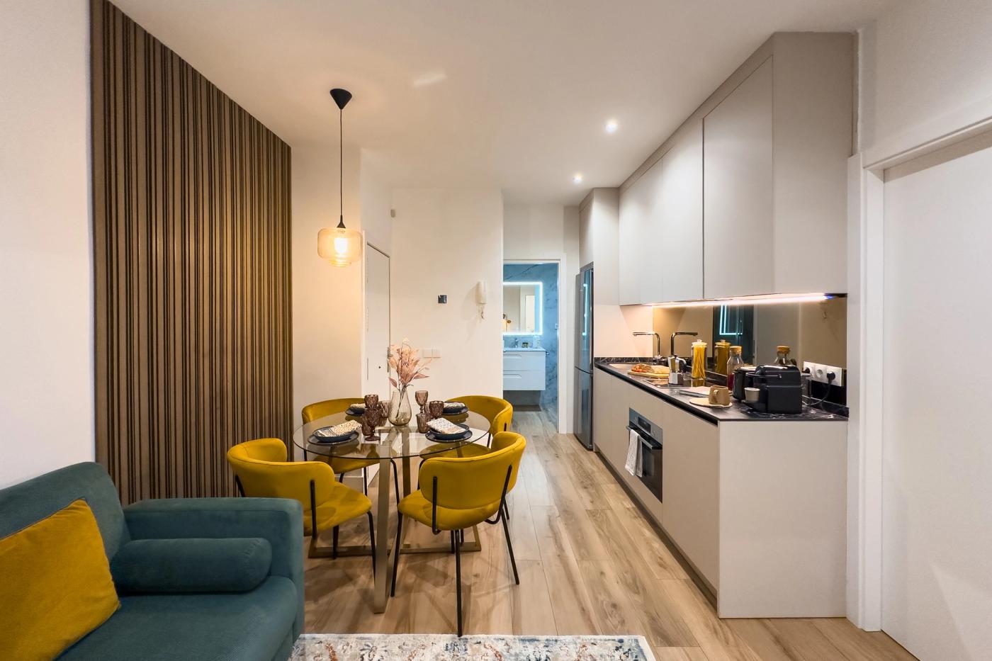 NESTIC - MOYANO - Living room furnished apartment with services