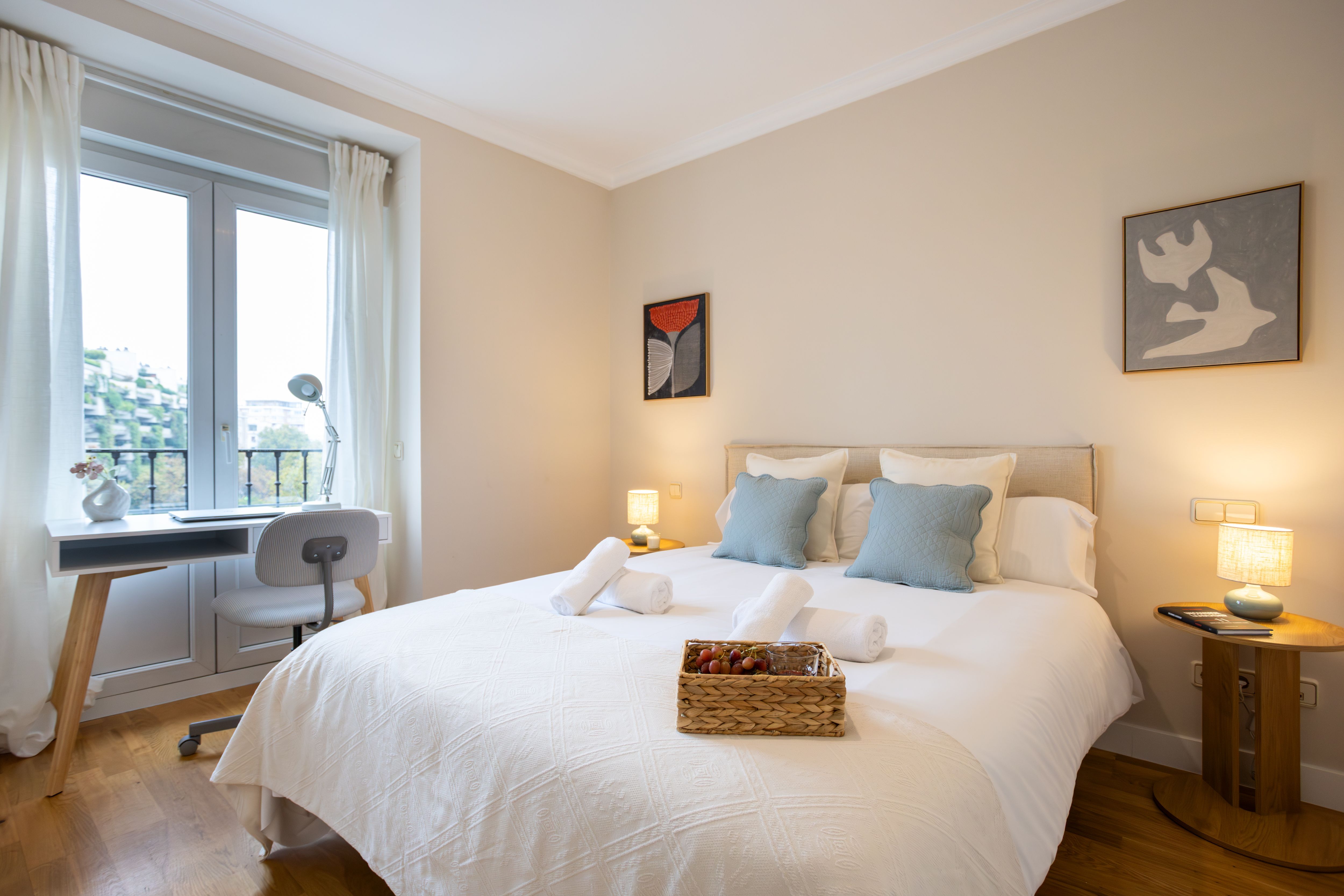 NESTIC - LANUZA - Dormitorio apartamento amueblado con servicios