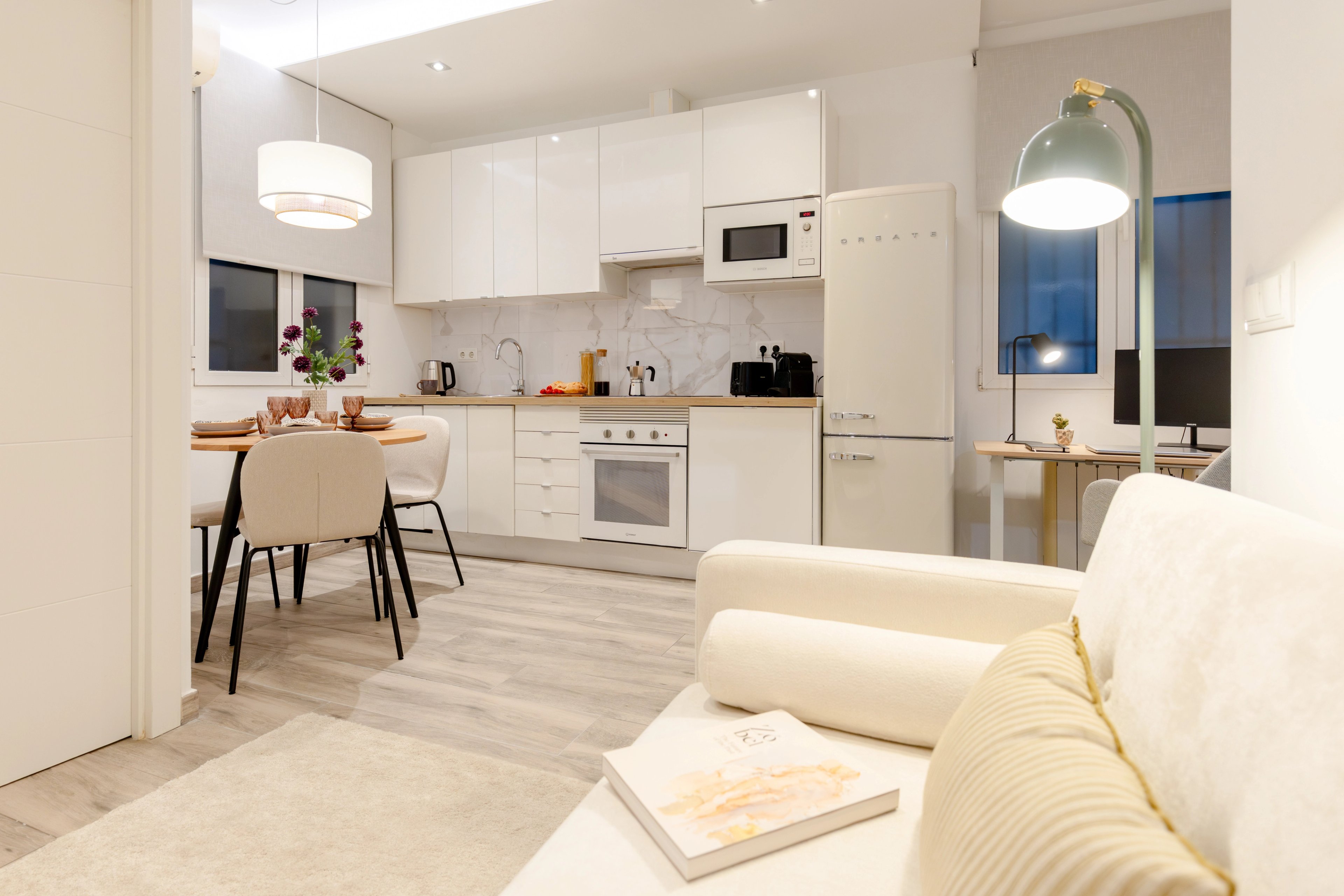 NESTIC - PONTONES - Cocina apartamento amueblado con servicios