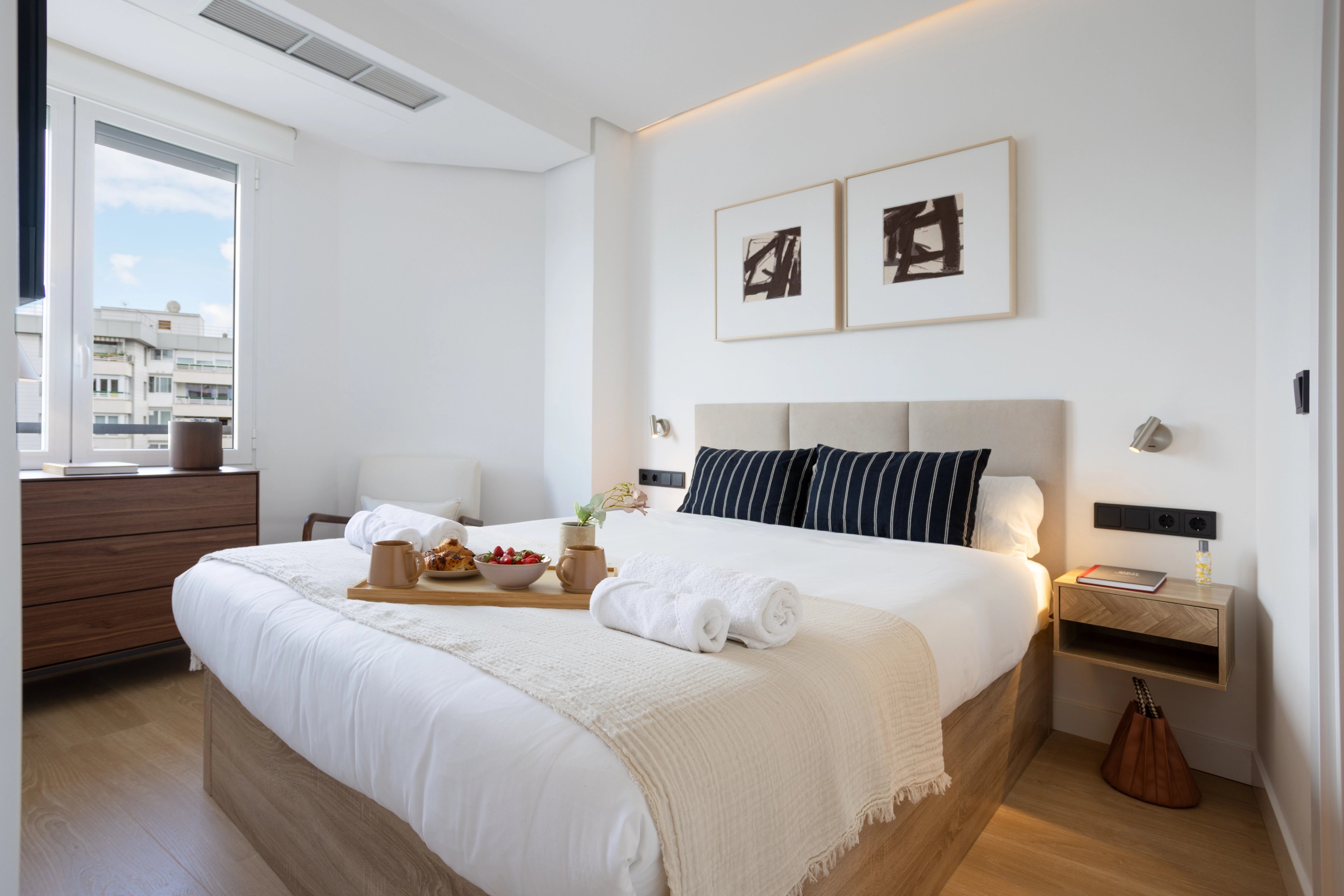 NESTIC - TAINO - Dormitorio Apartamento amueblado con servicios