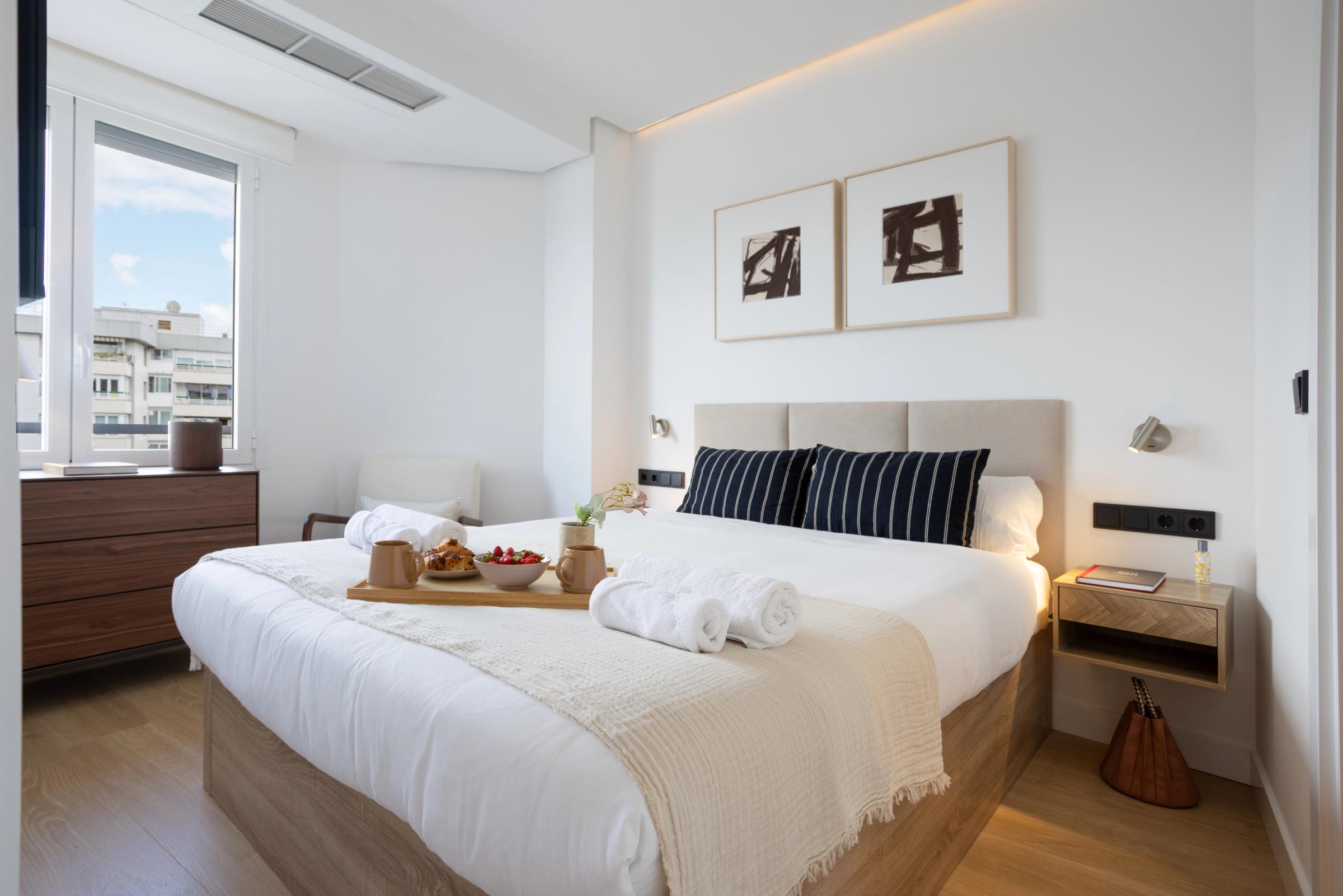 NESTIC - TAINO - Dormitorio Apartamento amueblado con servicios