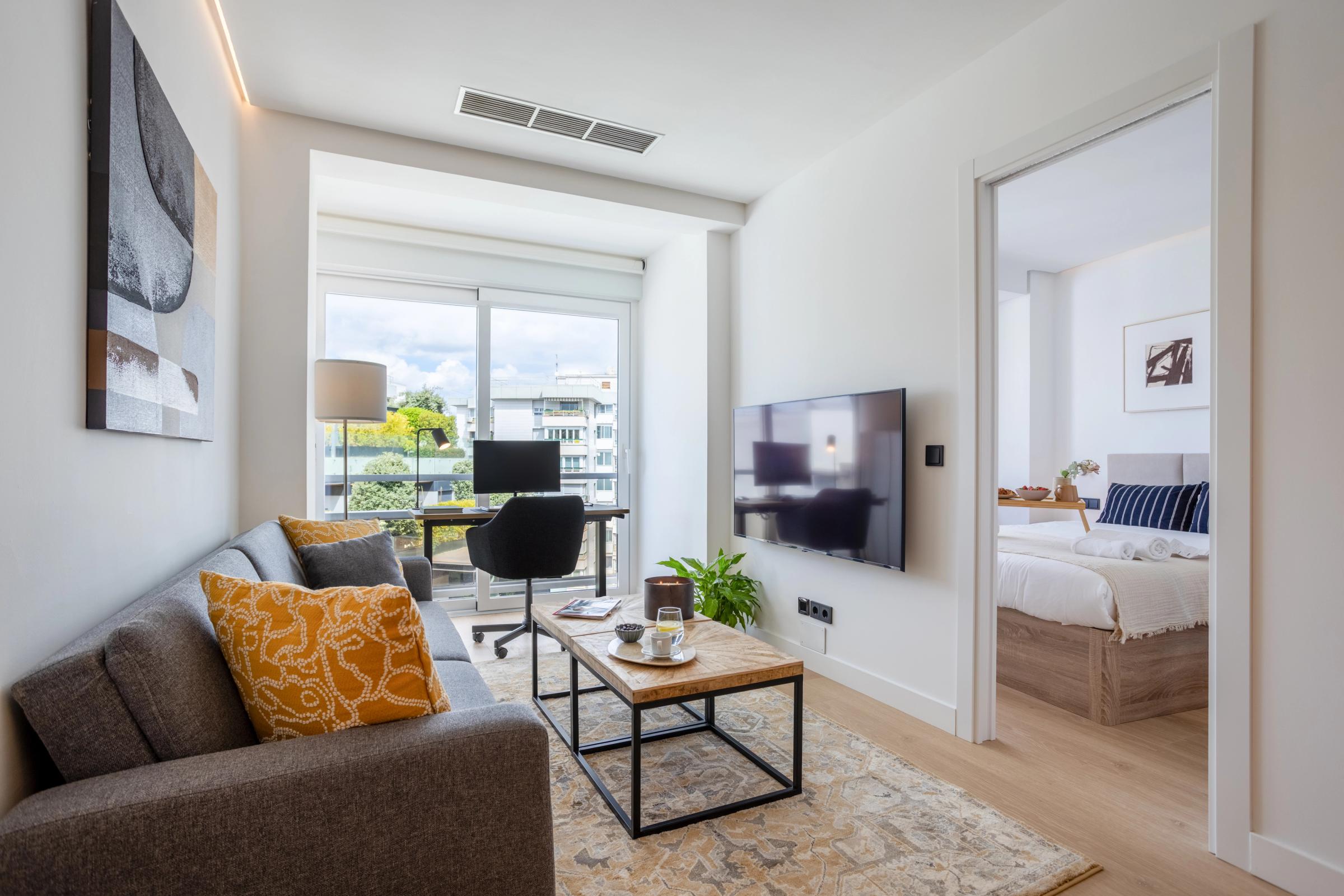 NESTIC - TAINO - Salón Apartamento amueblado con servicios