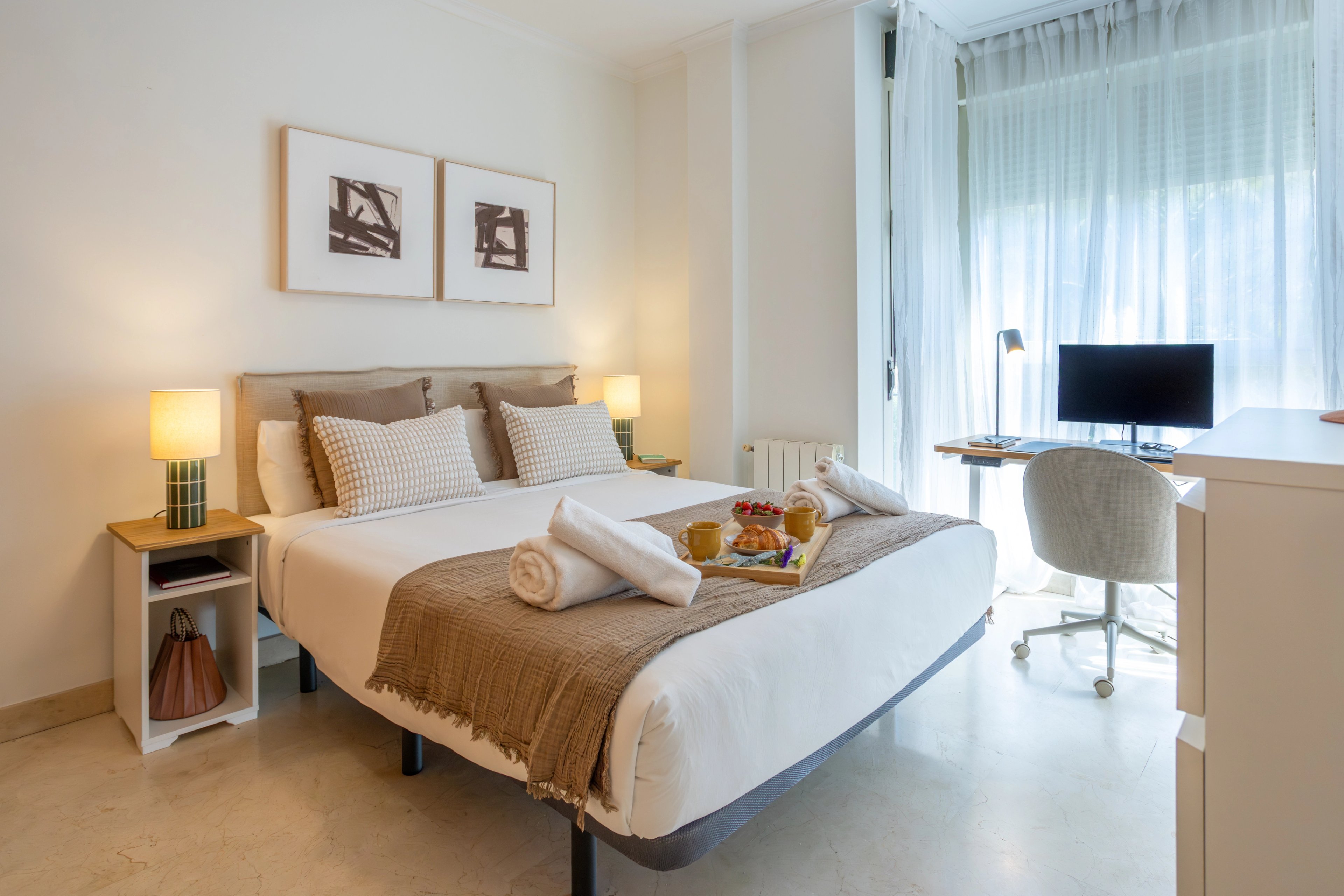 NESTIC - URUMEA - Dormitorio 1 Apartamento amueblado con servicios