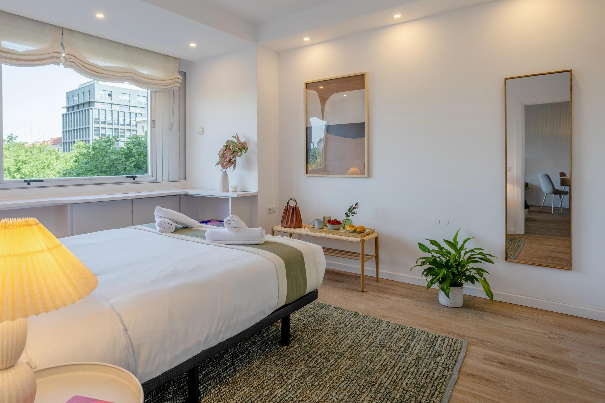 NESTIC - HERVÍAS - Dormitorio Apartamento amueblado con servicios