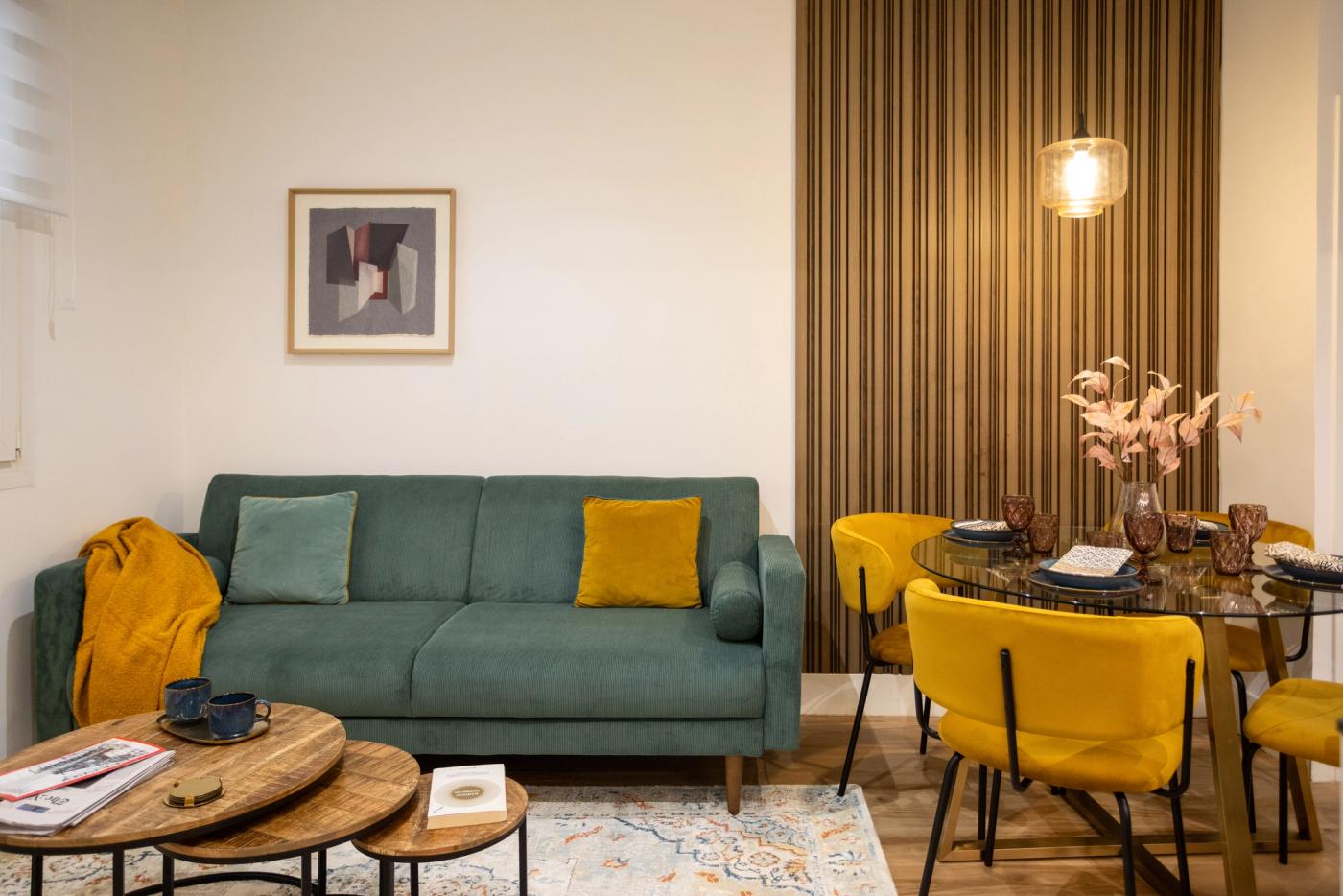 NESTIC - MOYANO - Living room furnished apartment with services