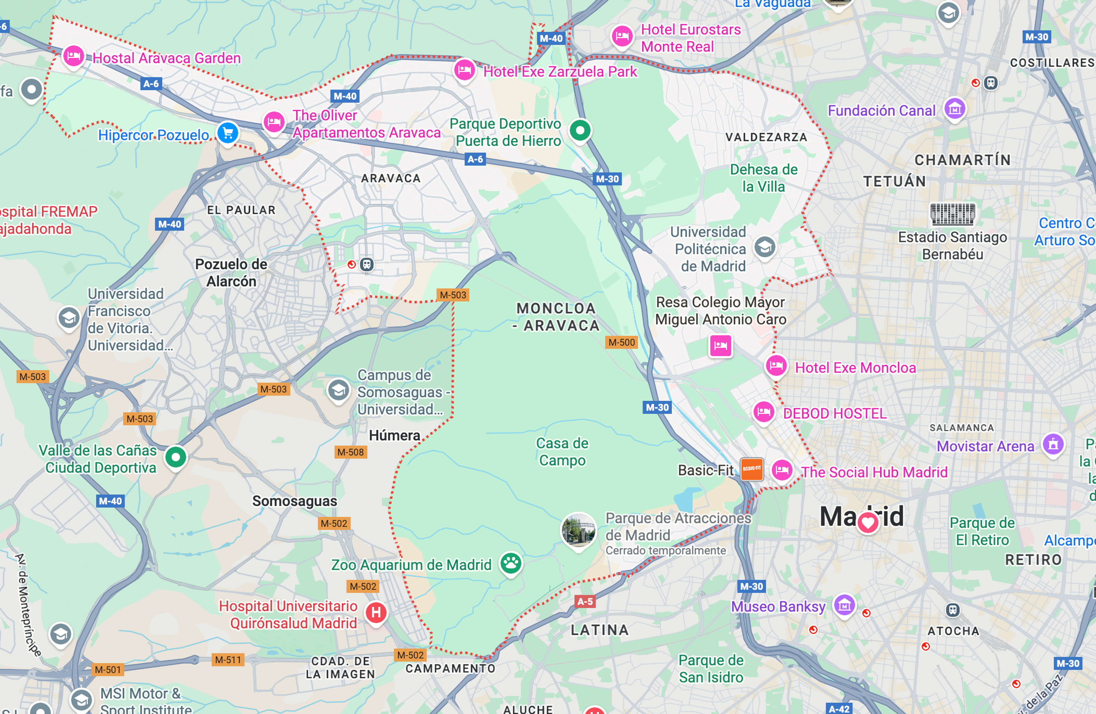 Captura Google maps