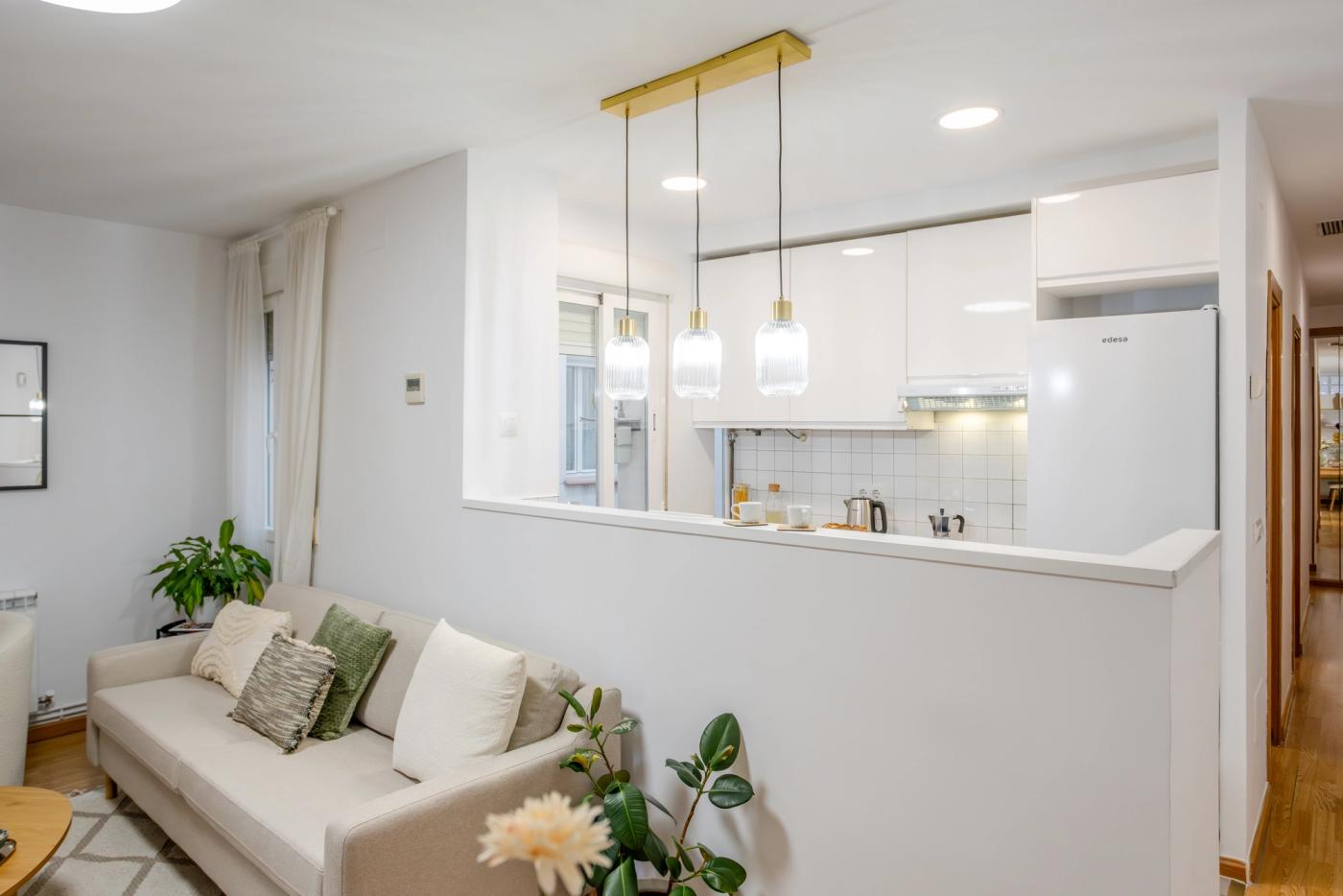 NESTIC - MERLO - Living room Furnished apartment with services