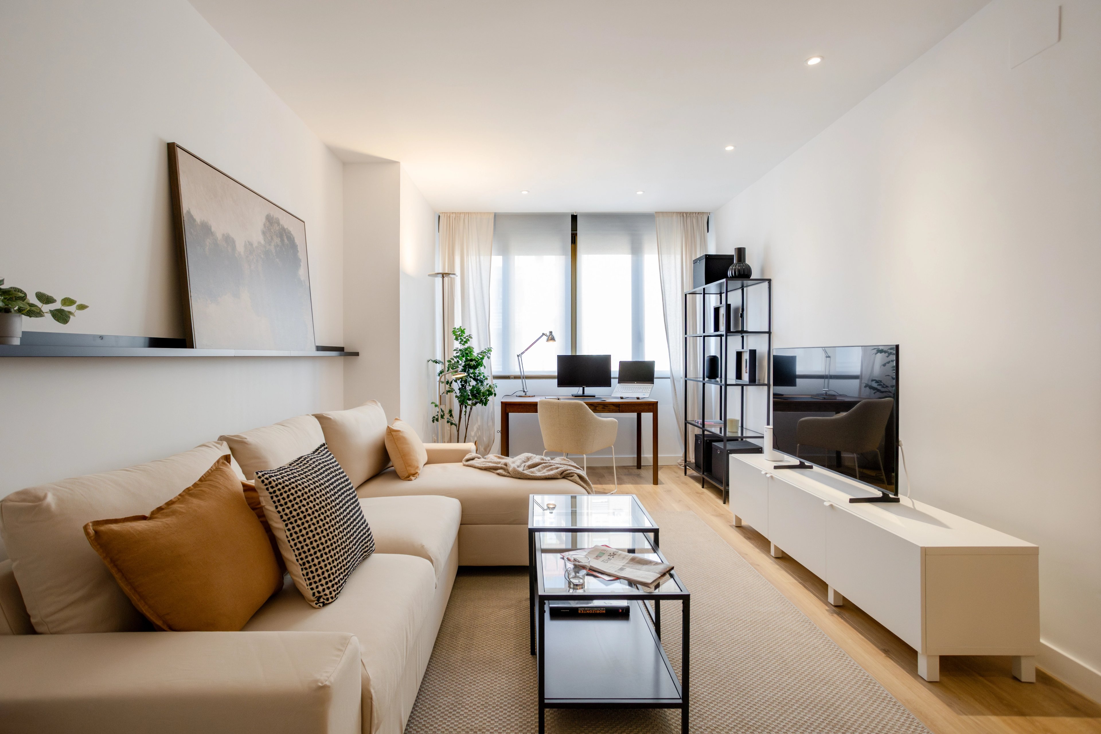 NESTIC - AURIA - Salón apartamento amueblado con servicios