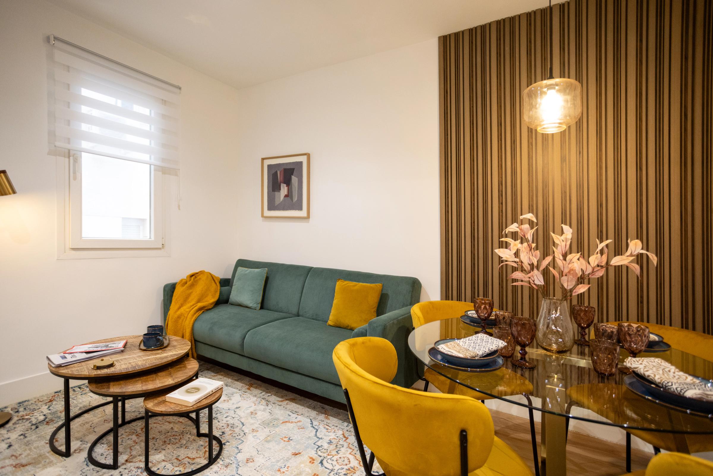 NESTIC - MOYANO - Living room furnished apartment with services