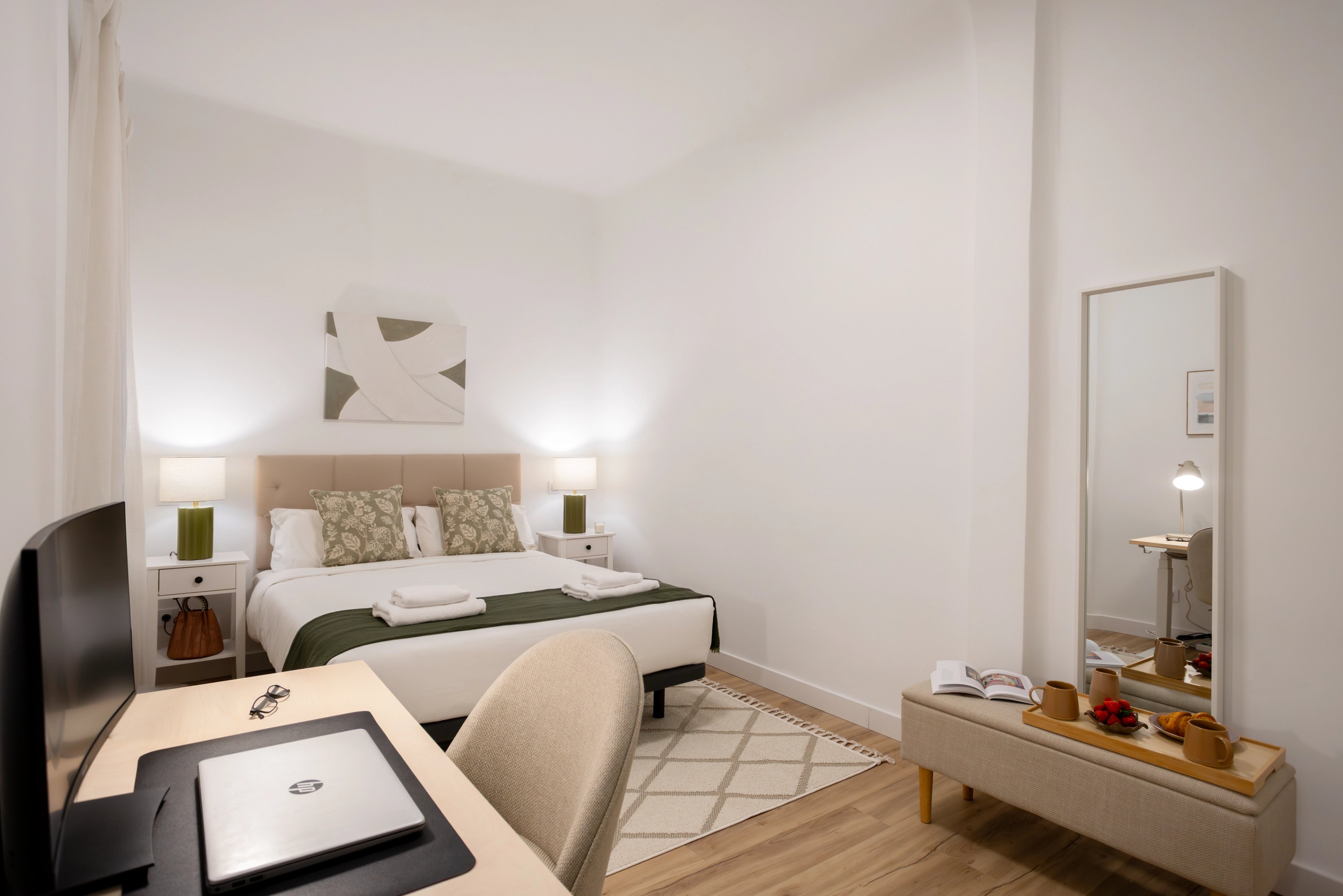 NESTIC - MERELLE - Dormitorio 2 Apartamento amueblado con servicios
