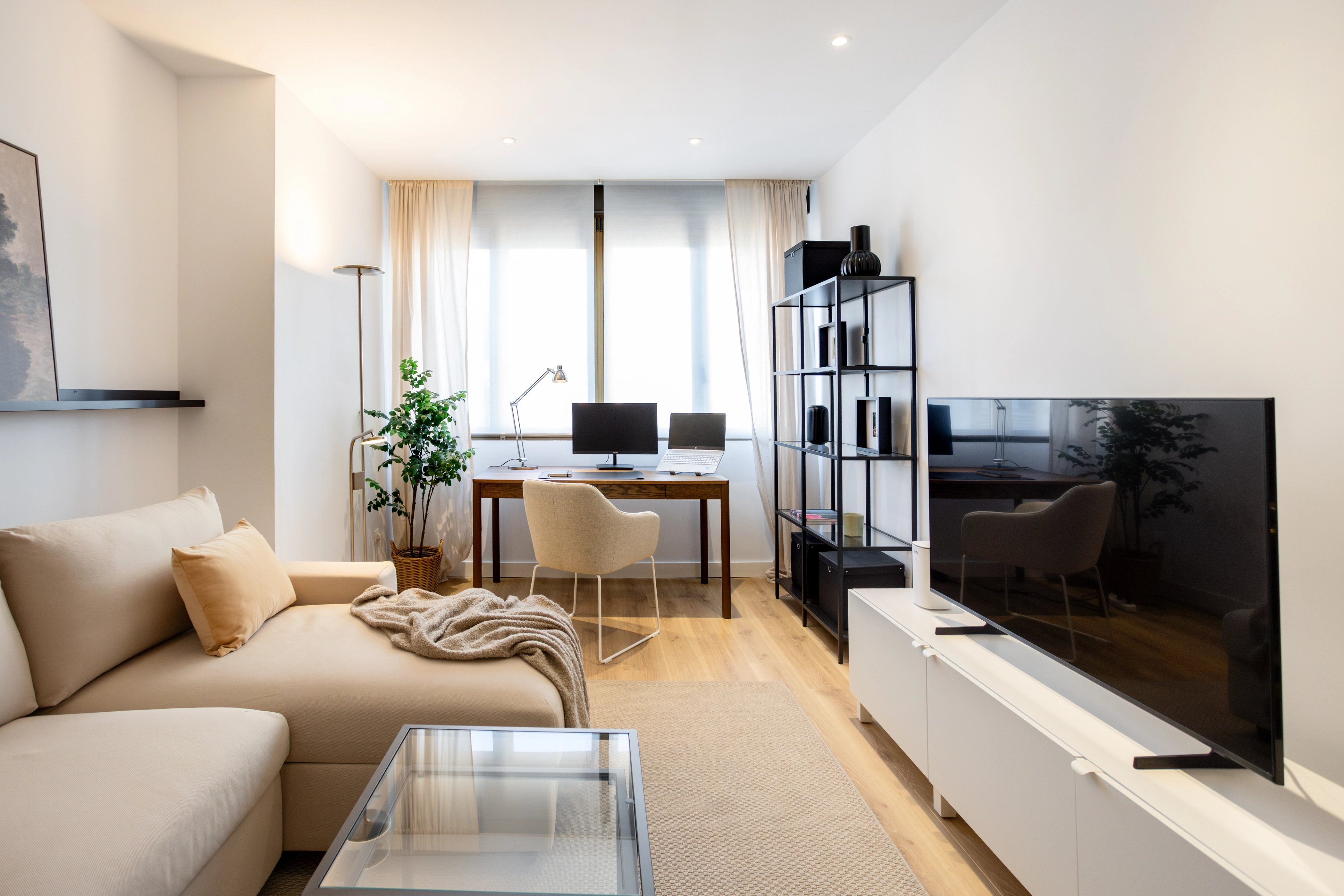 NESTIC - AURIA - Salón apartamento amueblado con servicios