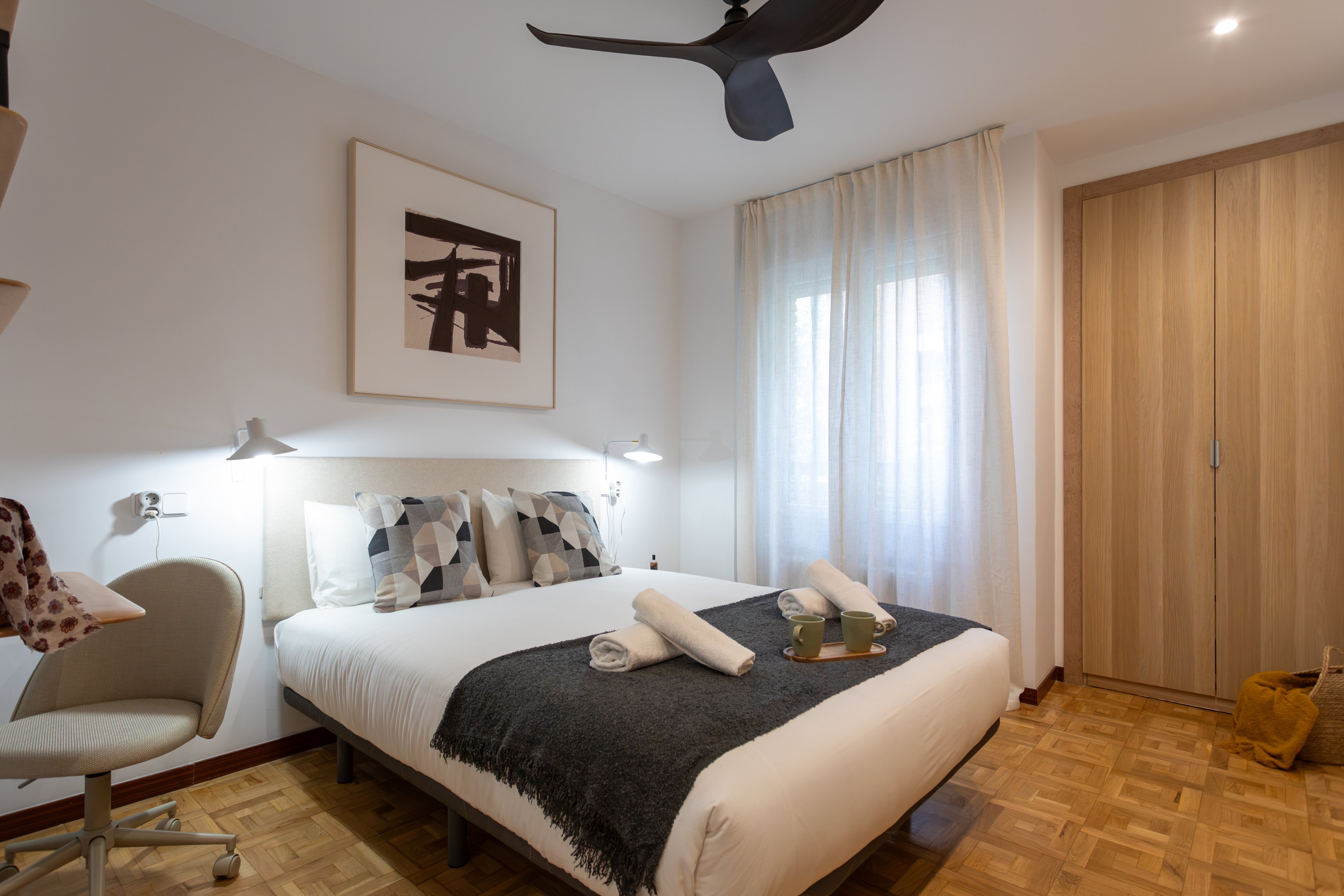 NESTIC - VILLAR - Bedroom 3 Furnished apartment with services