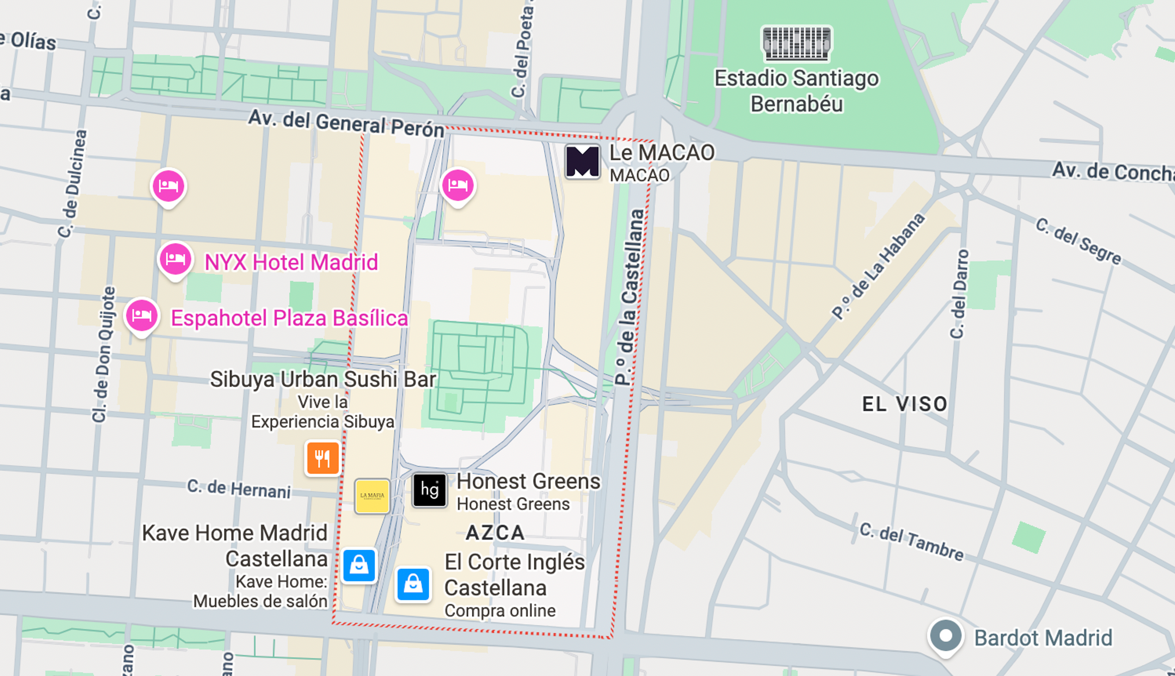 Captura Google maps