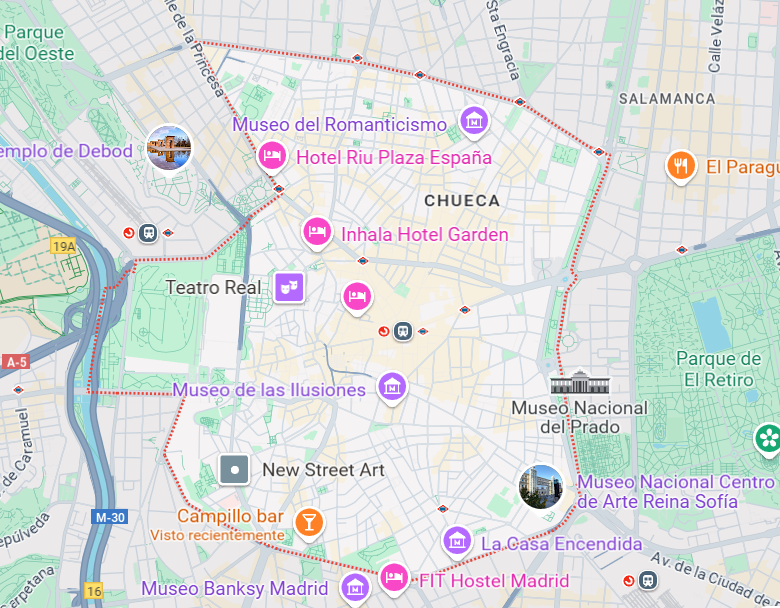 Screenshot google maps