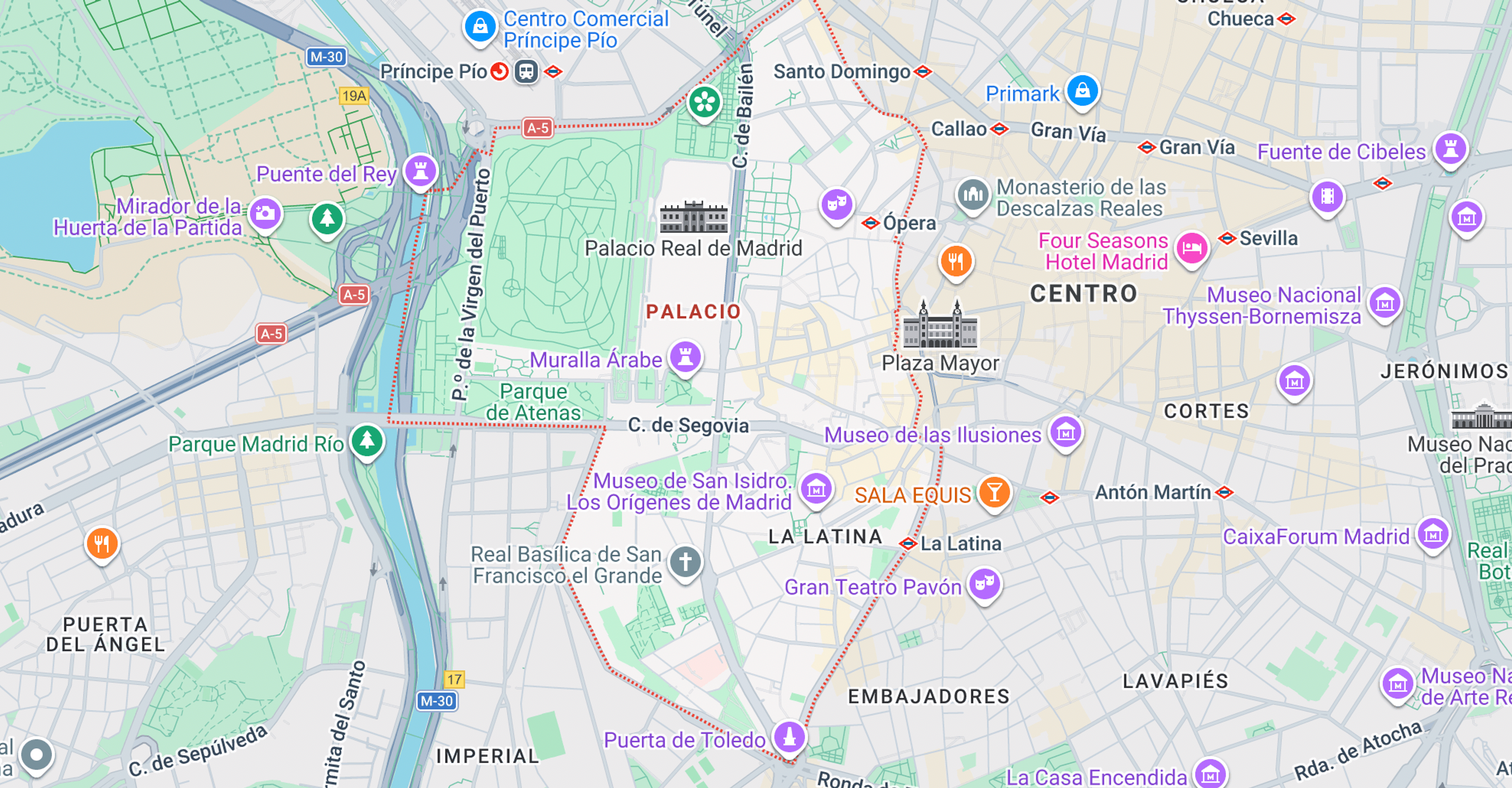 Captura Google maps