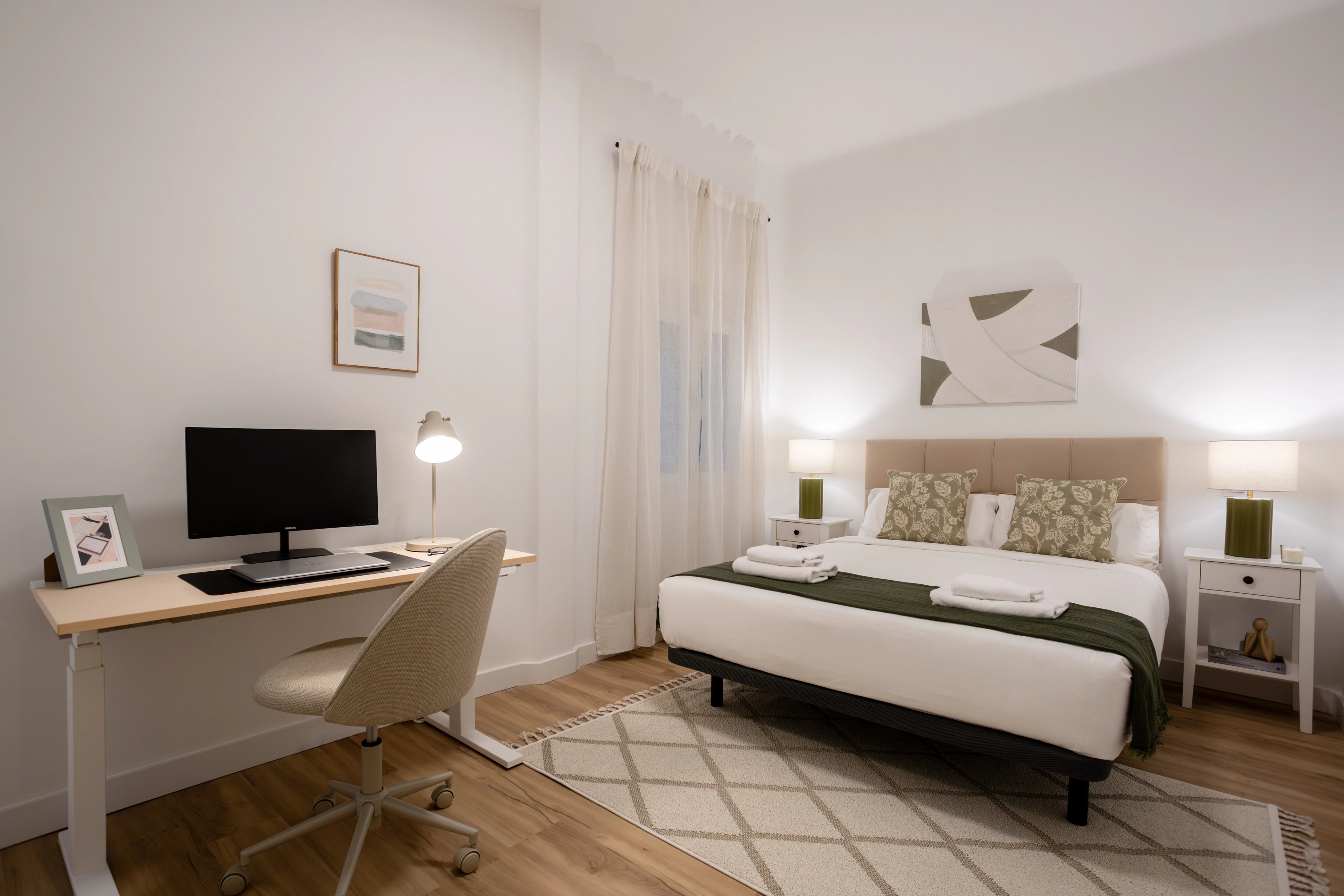 NESTIC - MERELLE - Dormitorio 2 Apartamento amueblado con servicios